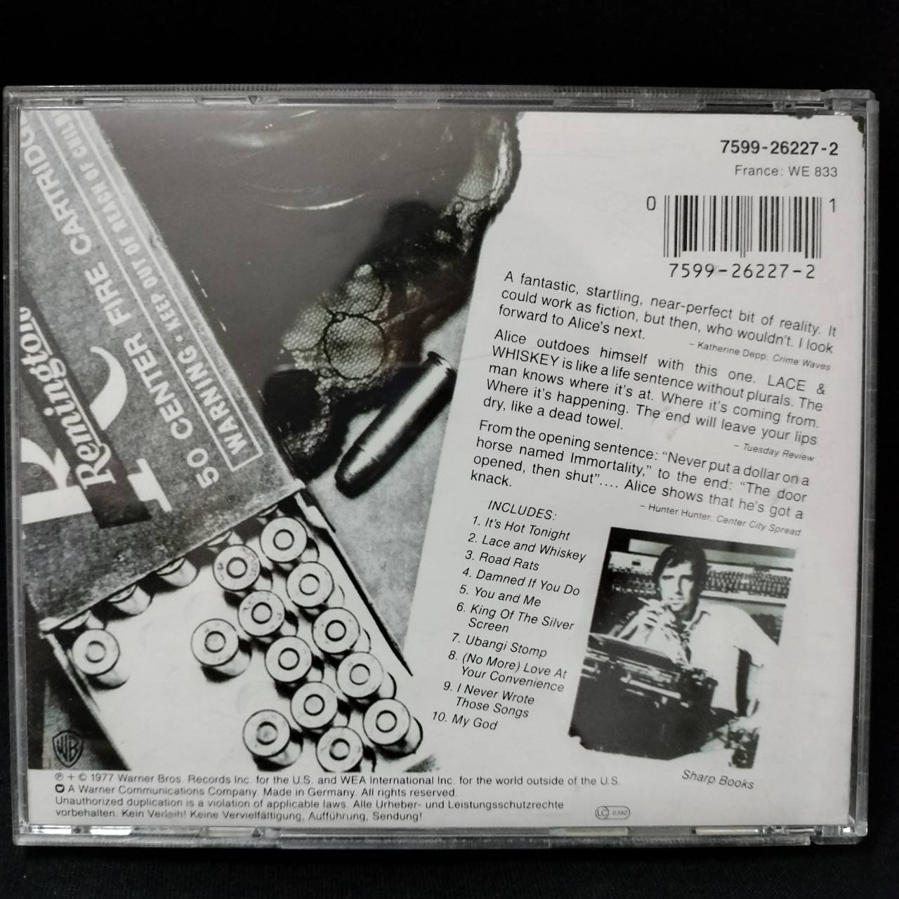 Alice Cooper – Lace And Whiskey / GERMANY / แผ่นดี