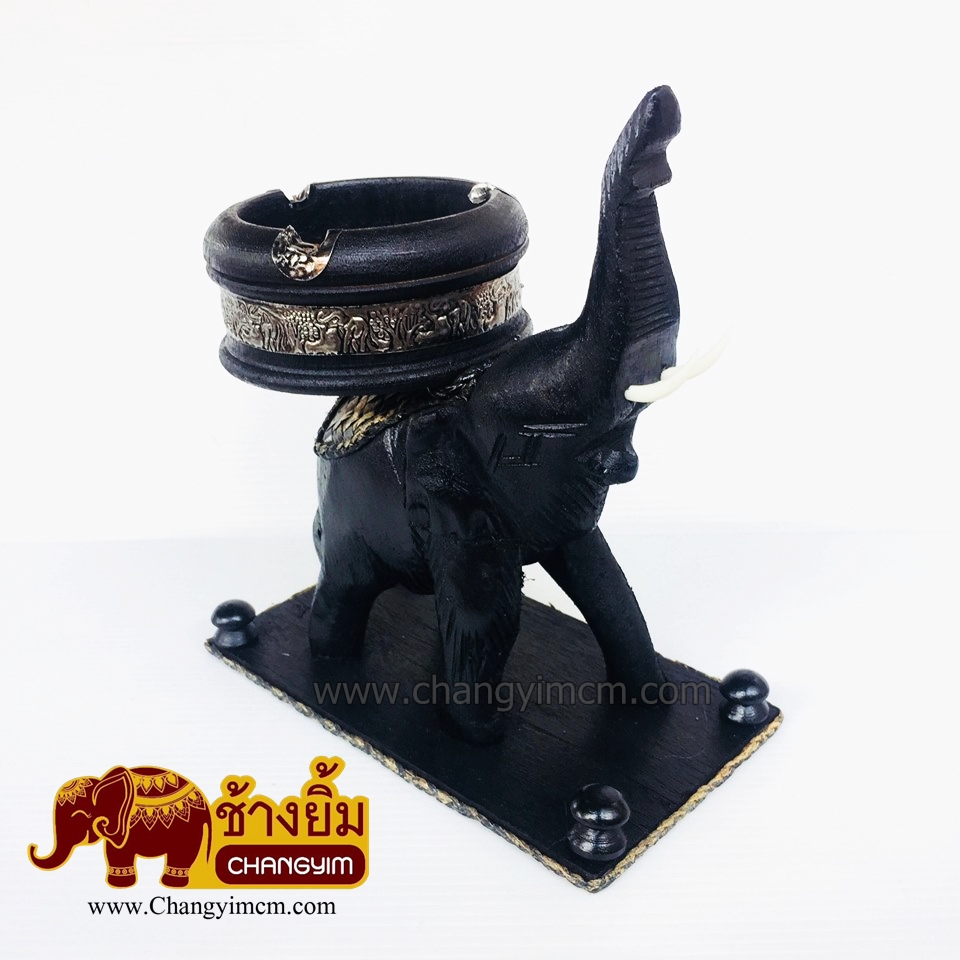 ที่เขี่ยบุหรี่ช้างชูงวง ( มีฐาน )