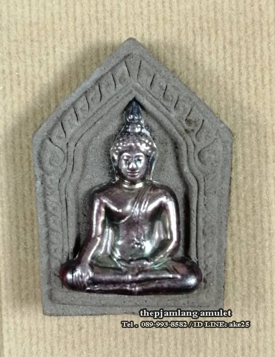 พระขุนแผนมหาเสน่ห์(1) รุ่นแรก หลวงพ่อโปร่ง โชติโก วัดถ้ำพรุตะเคียน ชุมพร เนื้อผงพุทธคุณ หน้ากาก เงิน (จิม 1 โค๊ท) ปี 2557