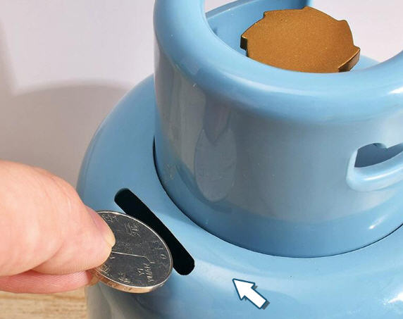 กระปุกออมสินถังแก๊ส,กระปุกออมสิน