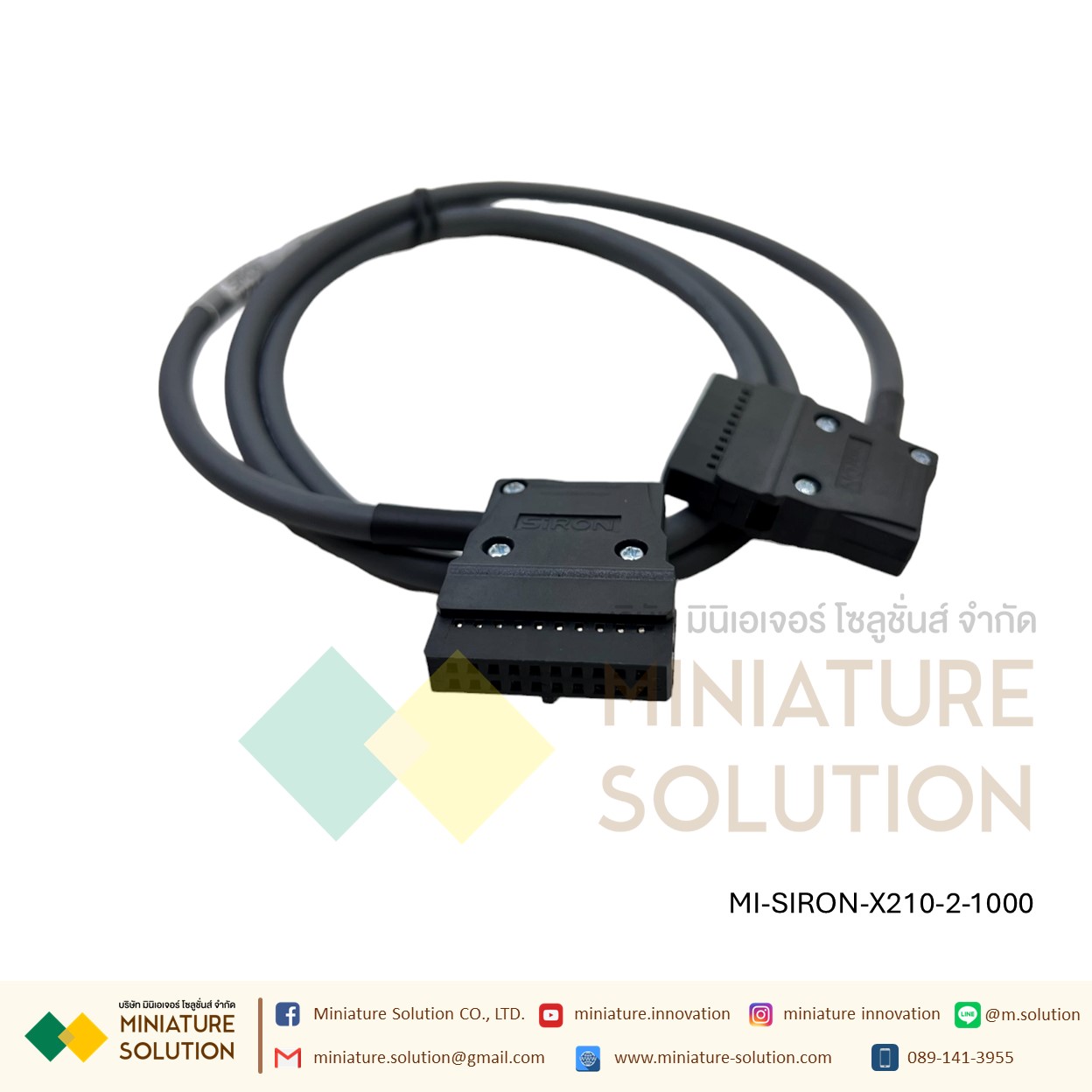 SIRON X210 สายเชื่อมต่อกับ T001 T022 กับ PLC CJ1W FX1NC FX2NC MITSUBISHI/Q SERIES QX41/42