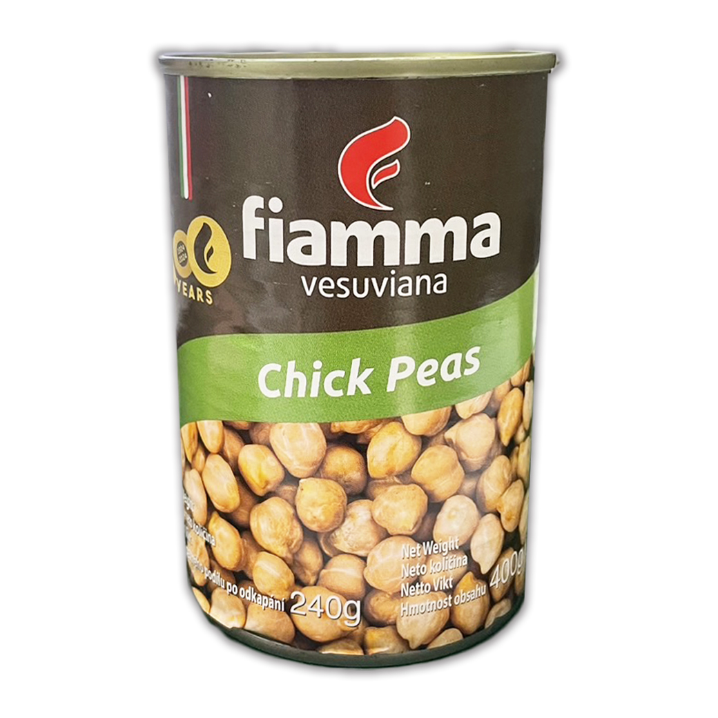 Fiamma Chick Pea in Brine ถั่วหัวช้างในน้ำน้ำเกลือ 400 g. (05-8132)