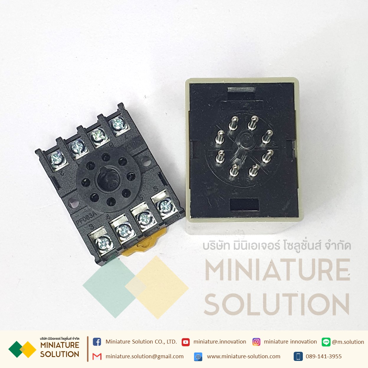 BREM C61F-GP Floatless Level Switch Controllers อุปกรณ์ควบคุมระดับน้ำไร้ลูกลอย พร้อมฐานรีเลย์ พร้อม Prob Sensor 3 หัว