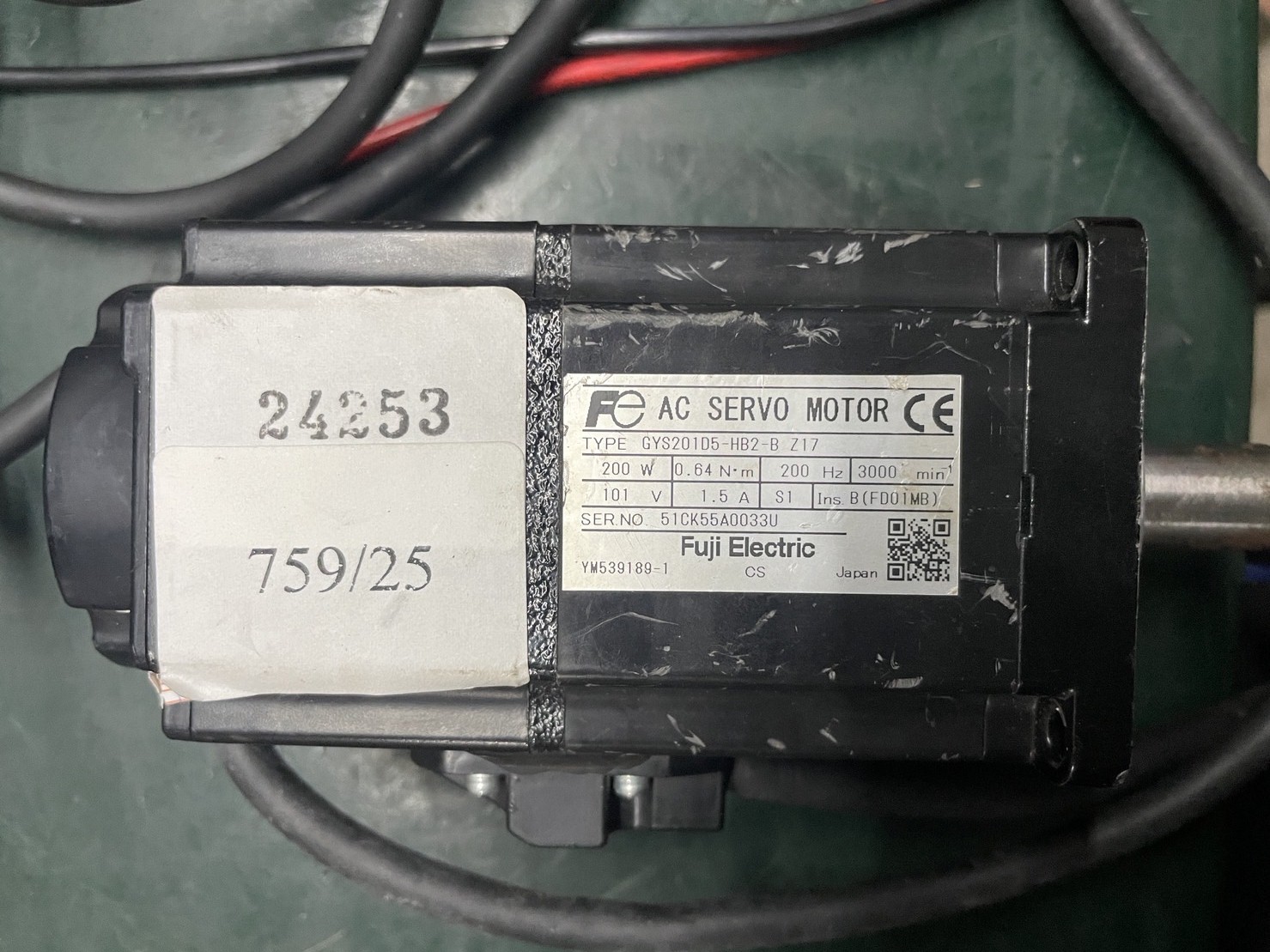 GYS201D5-HB2-B Z17 FUJI SERVO MOTOR