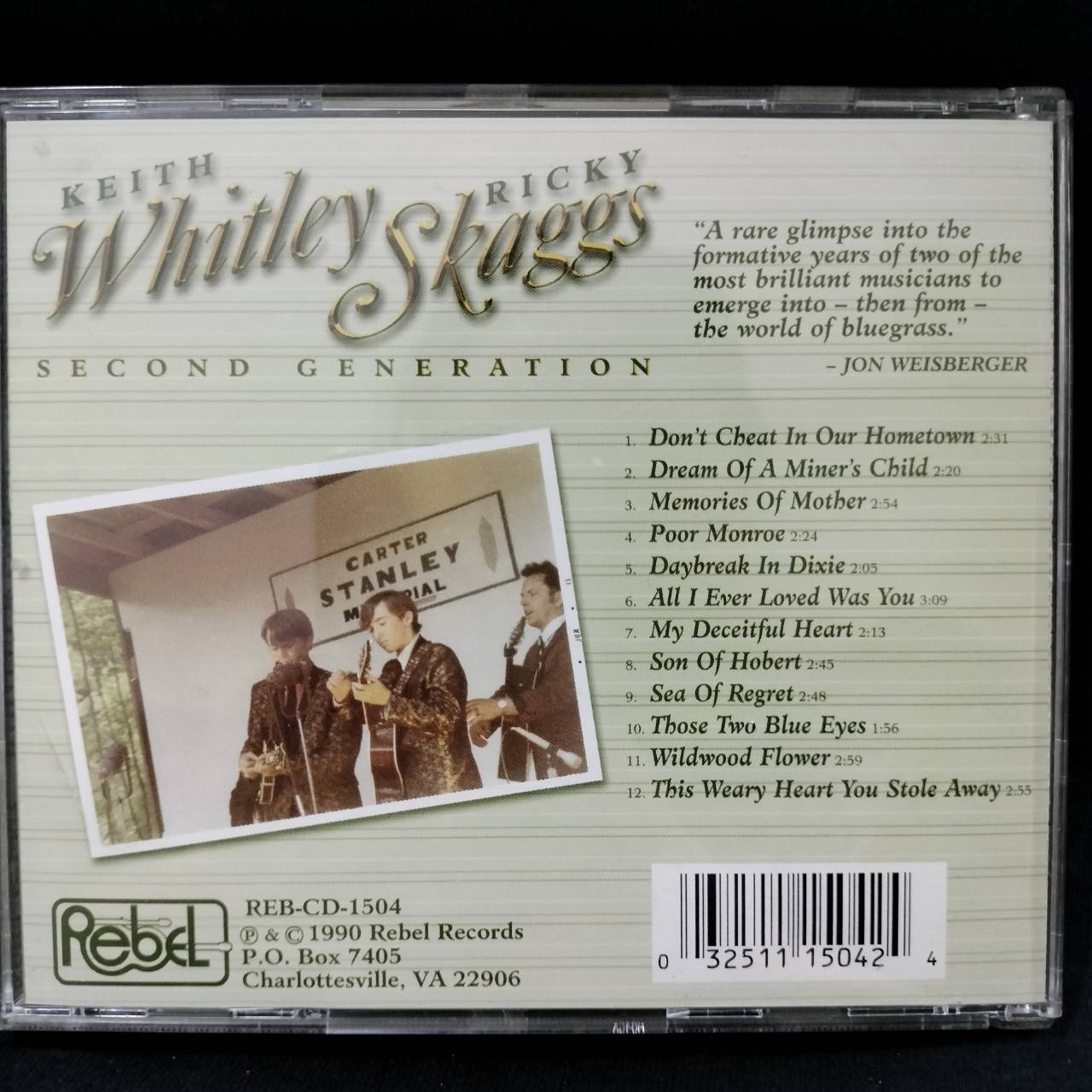 Keith Whitley & Ricky Skaggs – Second Generation / USA / แผ่นสวย