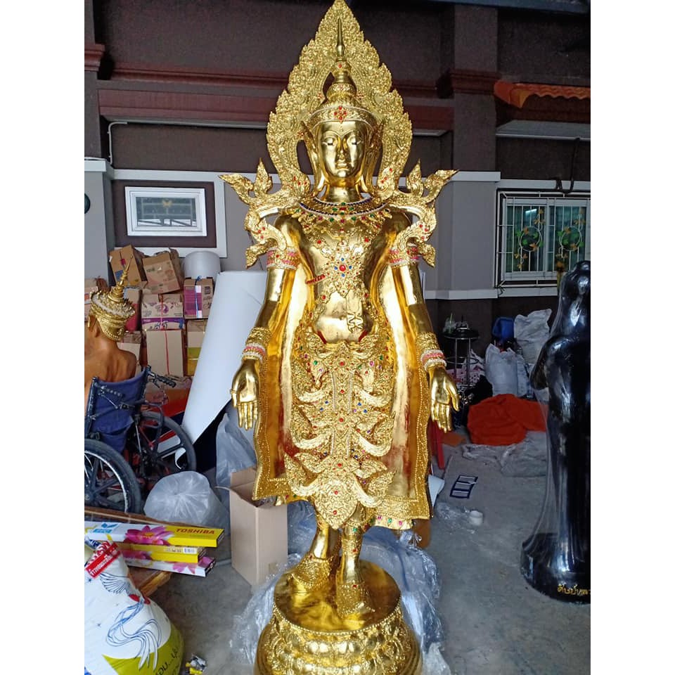 พระปางเปิดโลก สูง 2เมตร 60 ขนาดใหญ่มาก