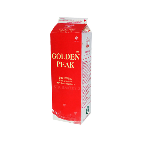 Golden Peak Non Dairy Topping Cream 1 Lt. (แช่เแข็ง) (02-8758)