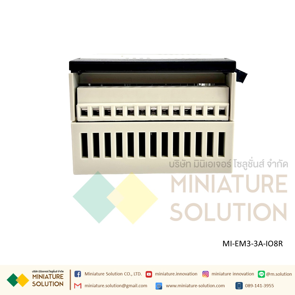 AMSAMOTION PLC expansion module Relay Digital 8DI x 8DR IN/OUT [EM3-3A-IO8R]