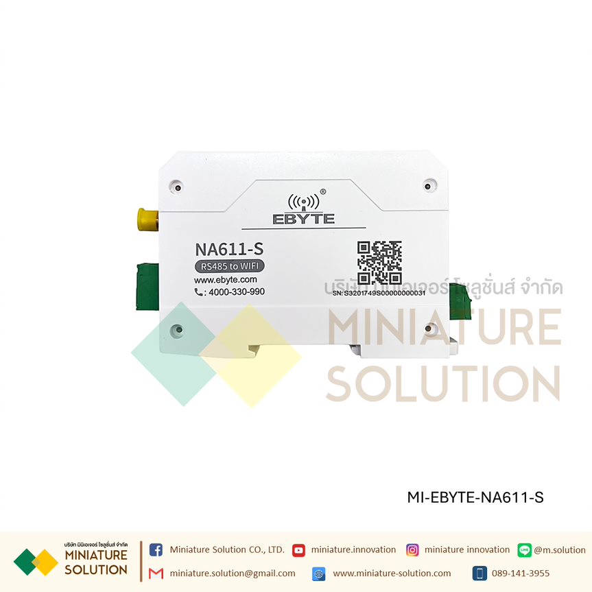 EBYTE RS485 TO WIFI Industrial-grade supports TCP/ UDP/HTTP/MQTT module MODBUS RTU to TCP gateway NA611-S
