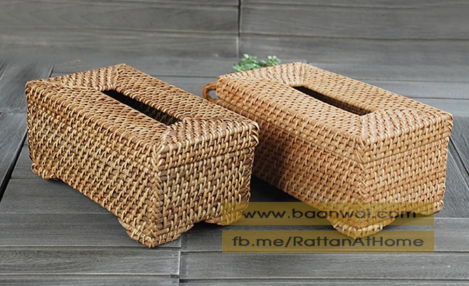 กล่องทิชชูหวาย กล่องทิชชูสาน