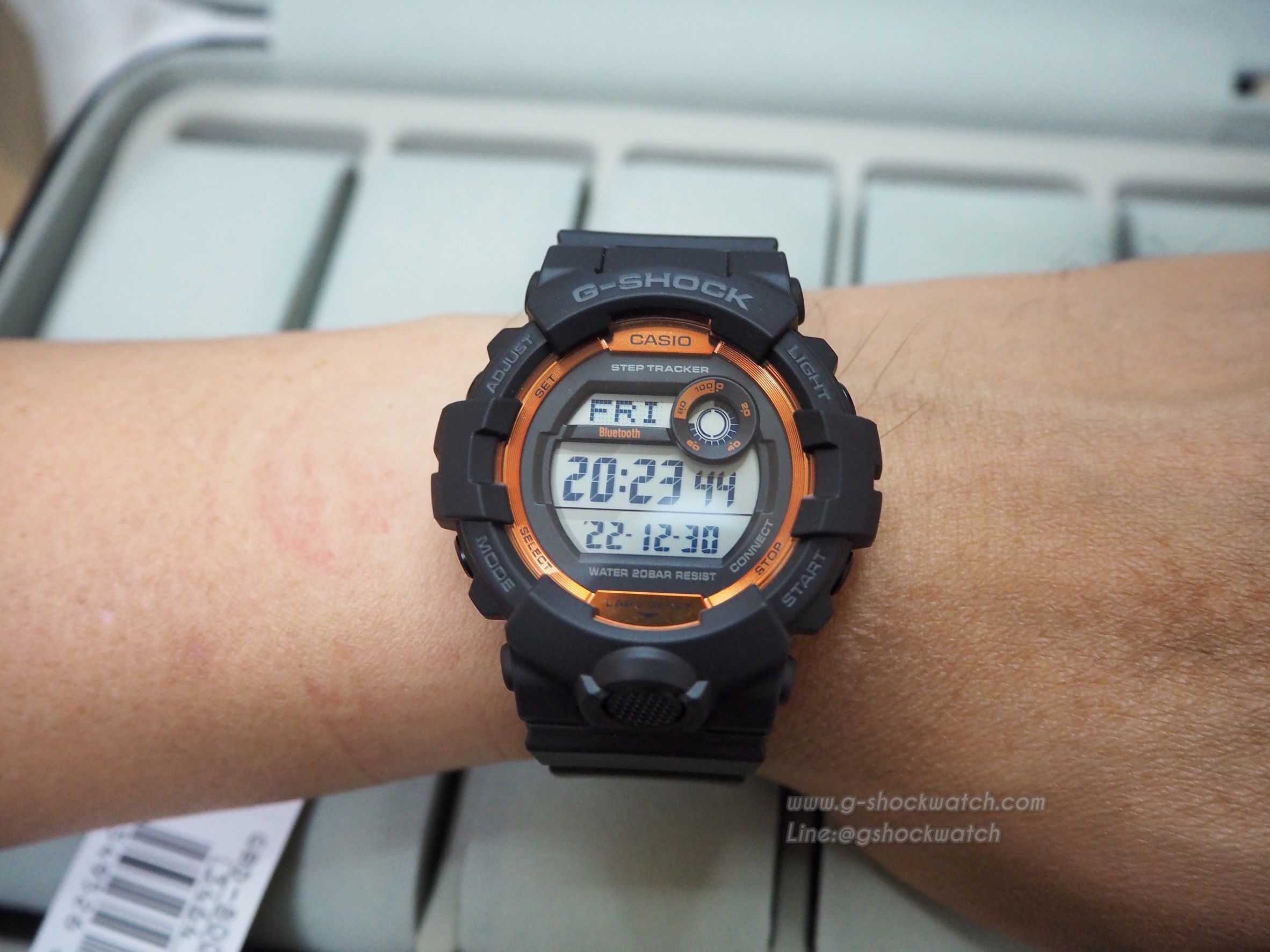 CASIO G-SHOCK นาฬิกาข้อมือ นาฬิกากันน้ำ นาฬิกาของแท้ ประกันศูนย์ CMG 1 ปี รุ่น GBD-800SF-1
