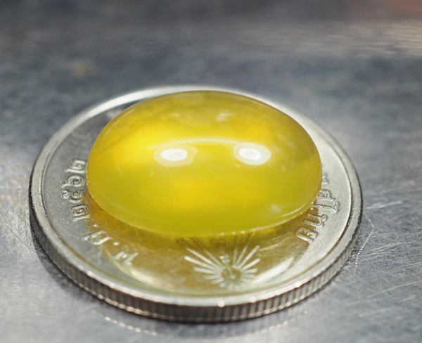 โอปอลสีเหลือง (Yellow Opal Mexico) 4.85 กะรัต