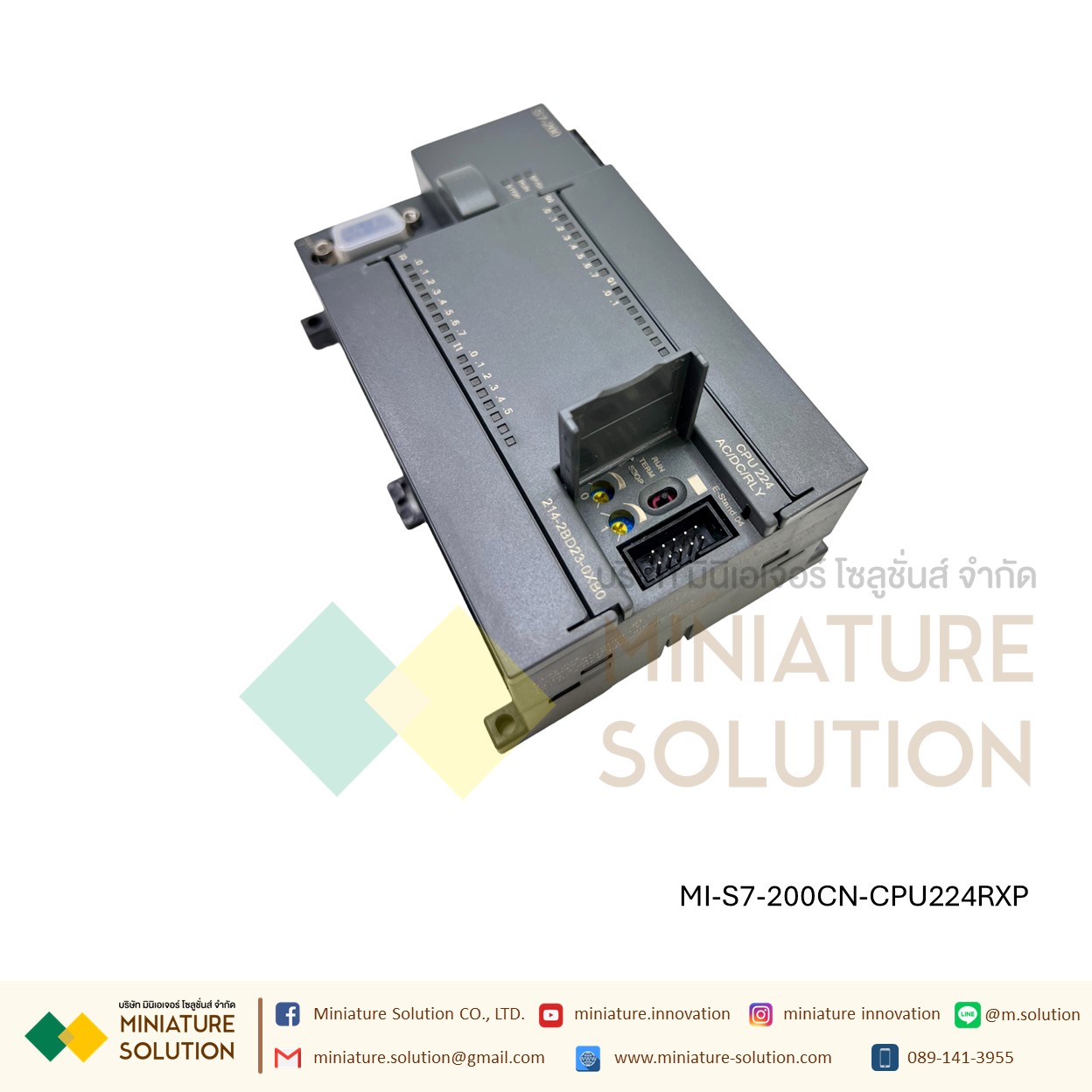 S7-200 CN PLC โมดูล รุ่น CPU222T/222R/224TXP/224RXP AC/DC/RLY 24VDC/220AC relay output DI24 DO10 DI24 DO10 DI8 DO6