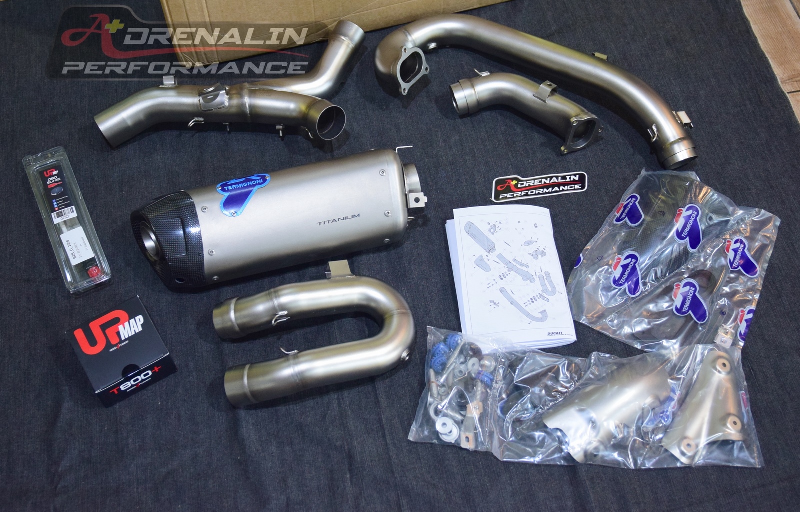 ท่อ termignoni full system ออกข้างเดียว สำหรับ hyper 950 (For Exhibition only)