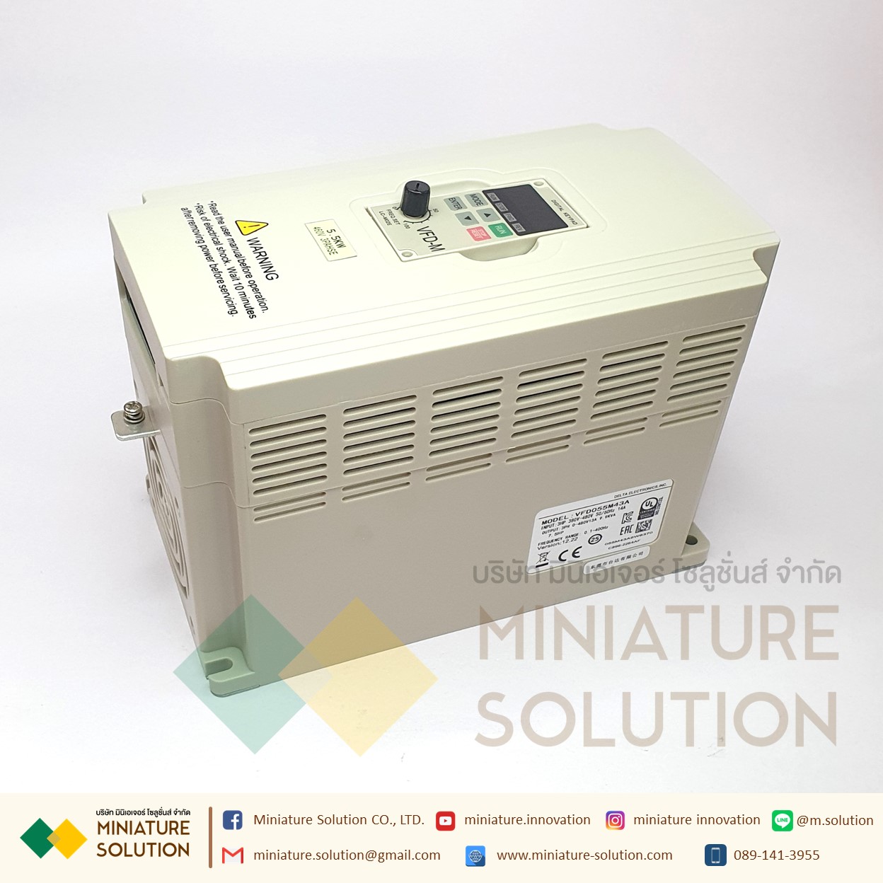 Delta Inverter VFD004M21A/VFD015M43B VFD-M Universal Inverter 220V /380V