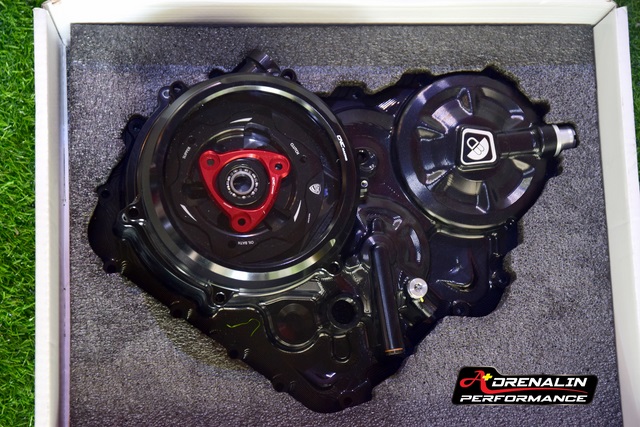 ducabike ฝาคลัทช์สีดำ สำหรับติดตั้งชุดครอบคลัทช์ใส สำหรับ STF V4