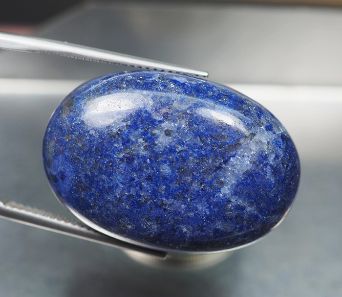 ลาพิส ลาซูลีสีฟ้า (Blue Lapis Lazuli) 41.95 กะรัต