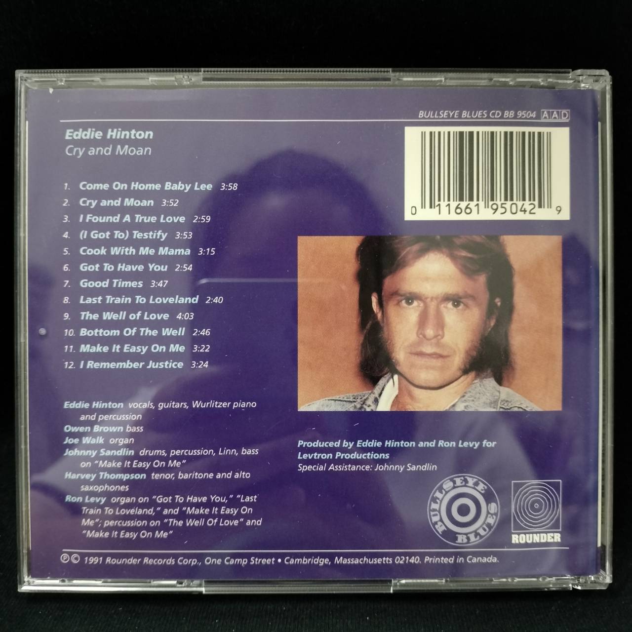 Eddie Hinton – Cry And Moan / USA / แผ่นสวย