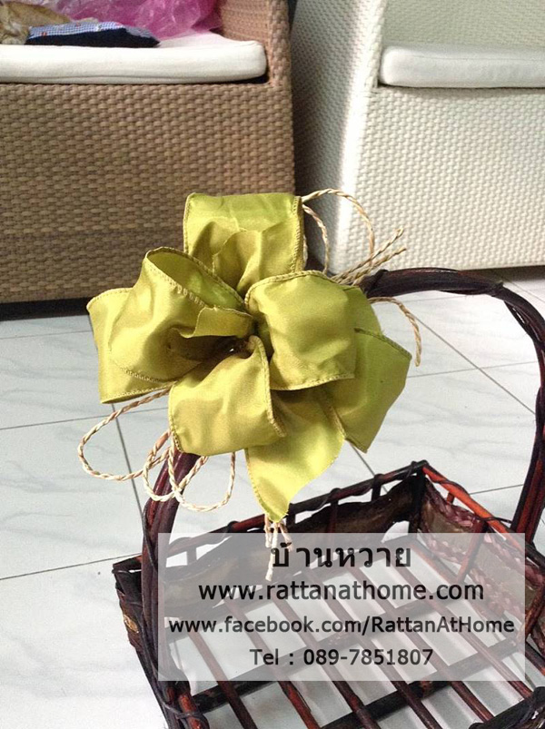 "งานตัวอย่าง" รับทำโบว์ติดกระเช้า โบว์ติดของชำร่วย โบว์ของขวัญ โบว์รางวัล โบว์ประกวด โบว์ติดรางวัล