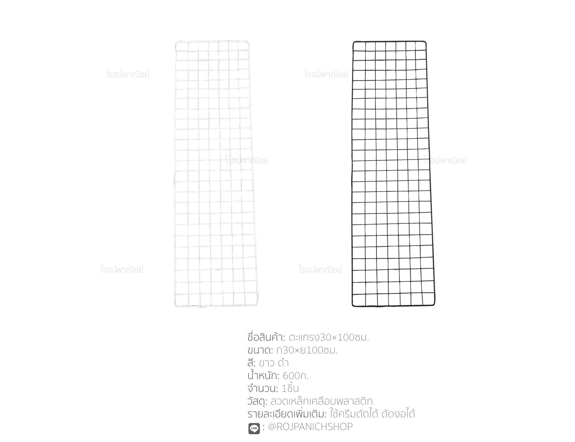 ตะแกรง30x100ซม.