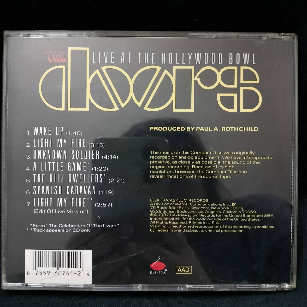 The Doors – Live At The Hollywood Bowl / USA / แผ่นดี