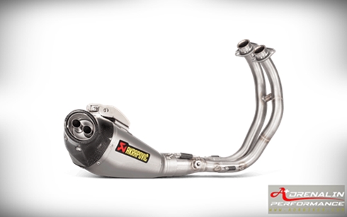 ท่อ Akrapovic Full (Titanium+carbon) สำหรับ MT-07 (For Exhibition only)
