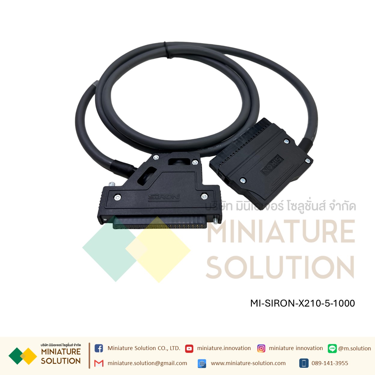SIRON X210 สายเชื่อมต่อกับ T001 T022 กับ PLC CJ1W FX1NC FX2NC MITSUBISHI/Q SERIES QX41/42