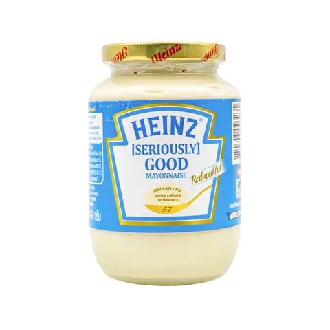 ไฮนซ์ มายองเนสลดไขมัน Heinz Mayonnaise Reduced Fat 460 g. (05-8373)