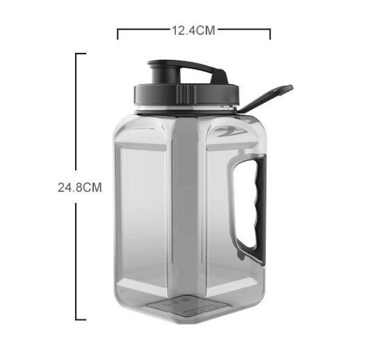 กระบอกน้ำพลาสติก,ขนาด2.4L