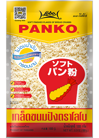 เกล็ดขนมปัง ตราโลโบ ขนาด 1กิโลกรัม Soft Finished Flakes of Bread Crumbs (05-4155)