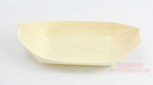 กระทงไม้ทรงเรือ 6 นิ้ว 50 ชิ้น (09-9114)