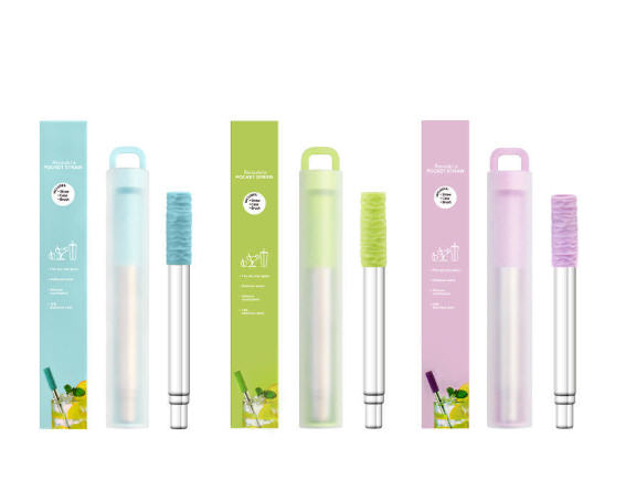 หลอด,หลอดแก้วน้ำ,หลอดพกพา,สกรีนโลโก้,ขั้นต่ำ1,000ชิ้น