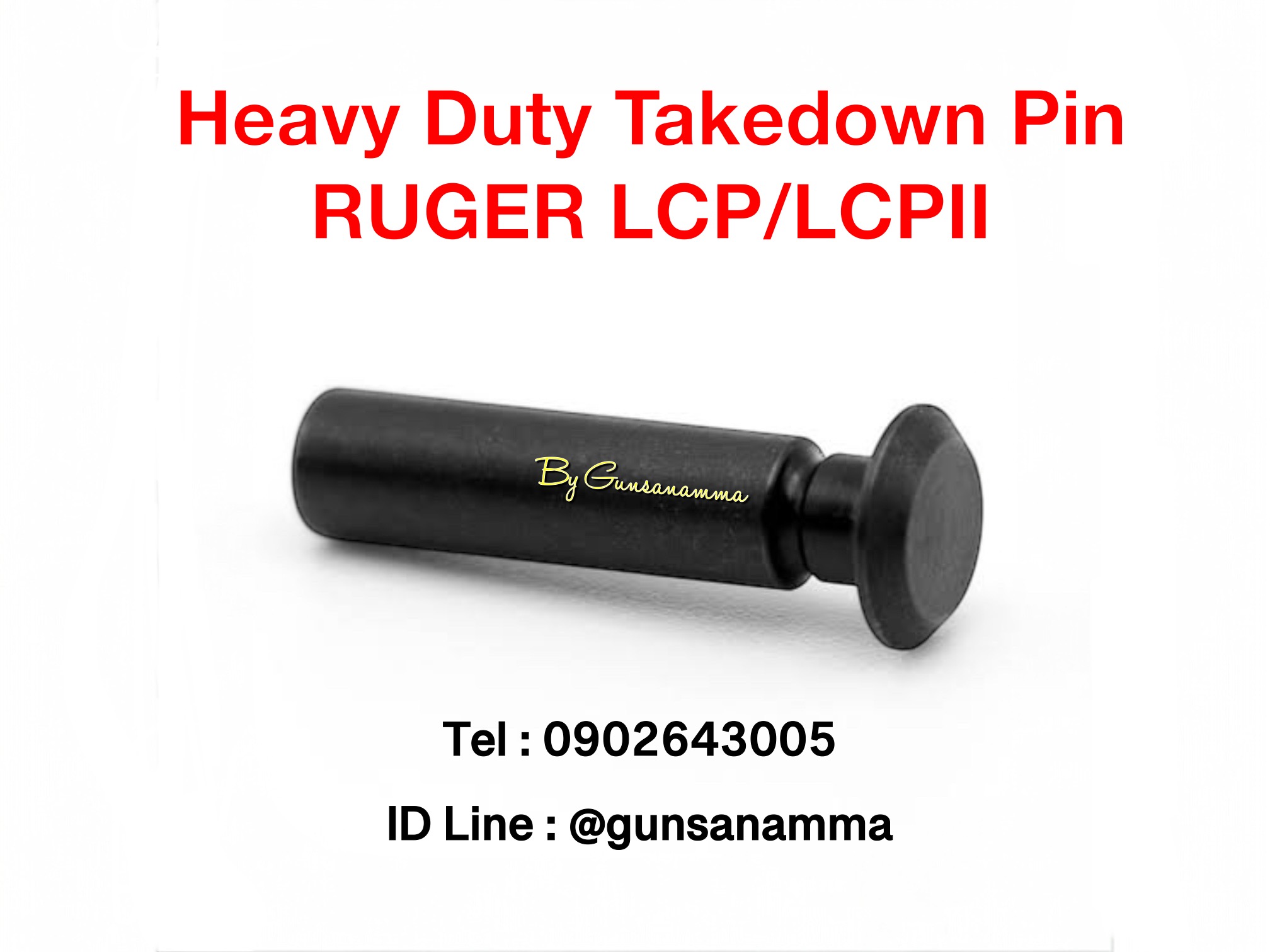 Heavy Duty Takedown Pin RUGER LCP/LCPII