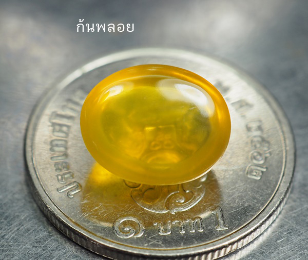 โอปอลสีเหลือง (Yellow Opal Mexico) 3.05 กะรัต