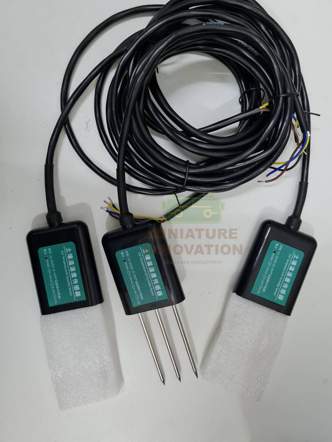 SOIL MOISTURE & TEMPERATURE SENSOR OUTPUT RS485 เซ็นเซอร์วัดความชื้นในดิน อุณหภูมิ MODBUS