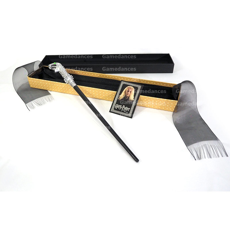 ไม้กายสิทธิ์ ตัวละคร ลูเซียส มัลฟอย เกรดพรีเมี่ยม กล่องดำ