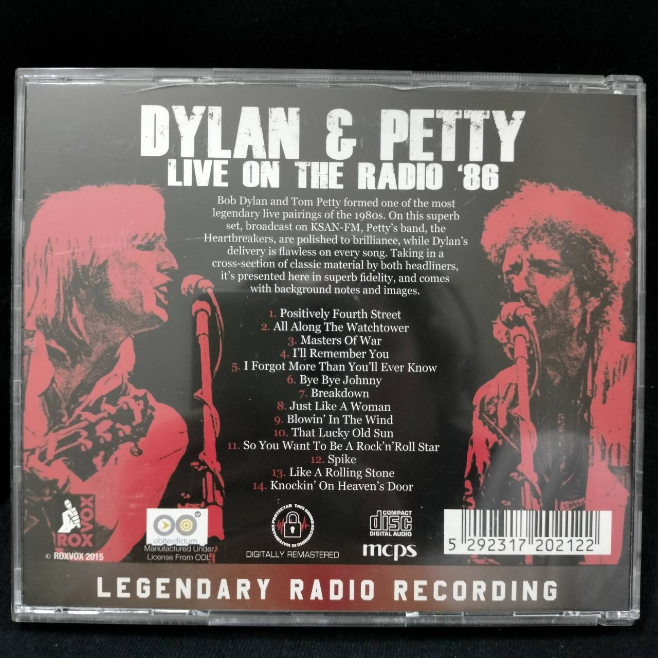 Dylan & Petty – Live On The Radio '86 / ไม่ระบุ / แผ่นสวย