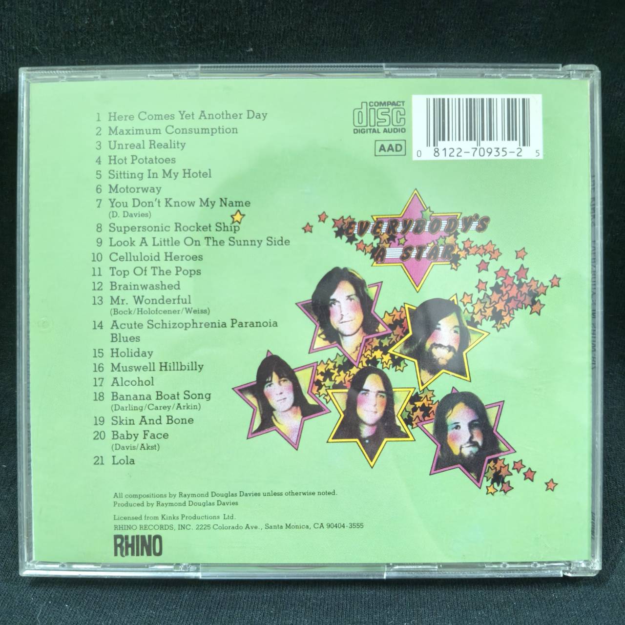 The Kinks – Everybody's In Show-Biz - Everybody's A Star / USA / แผ่นเป็นรอย