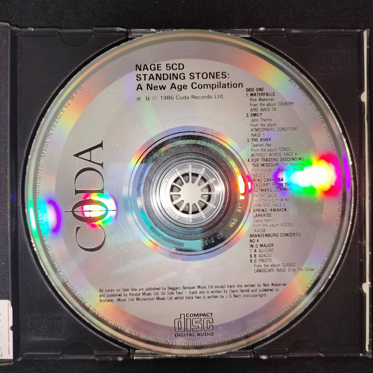 Various – A New Age Compilation - Standing Stones / FRANCE / แผ่นดี