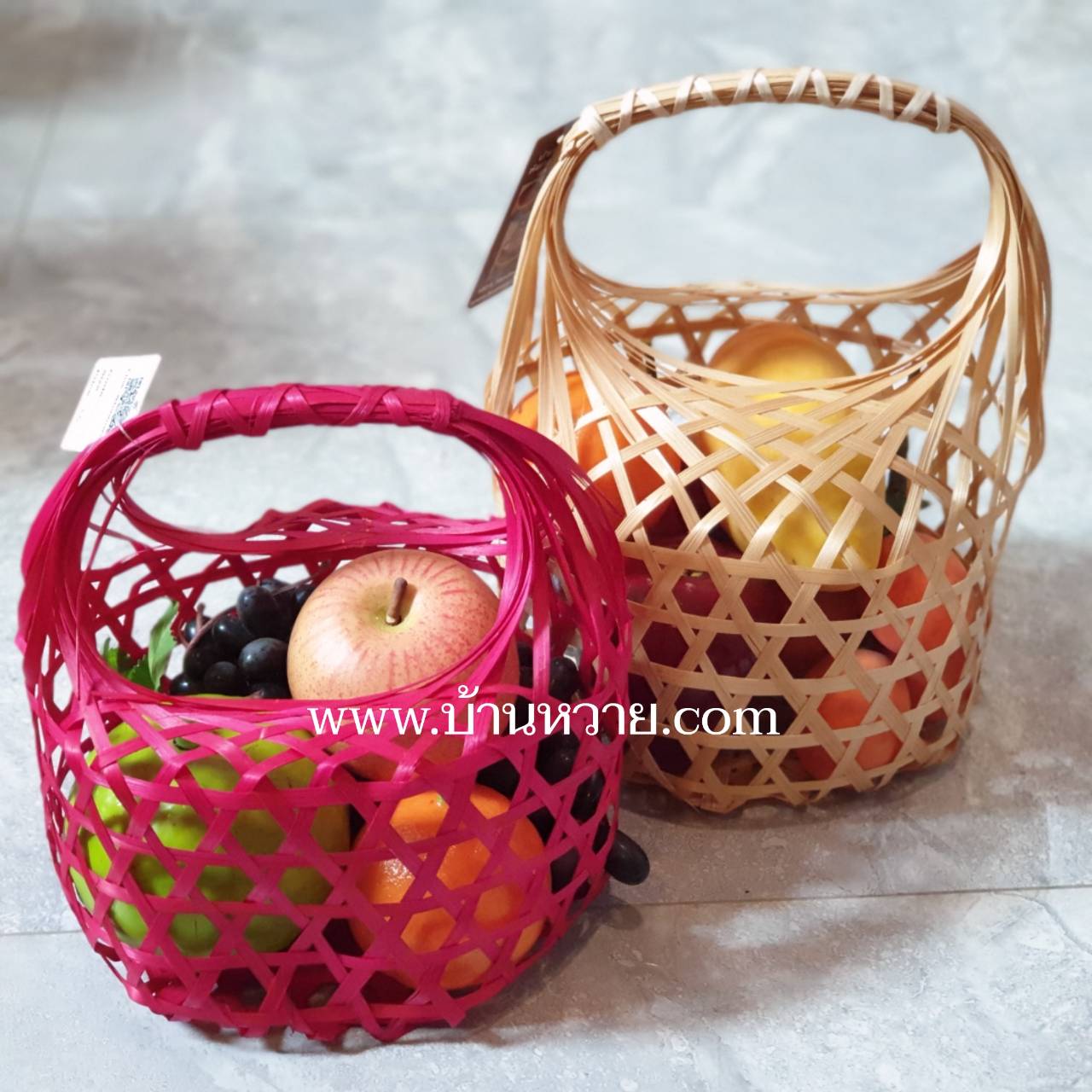 ชะลอมถือ ทรงกลม