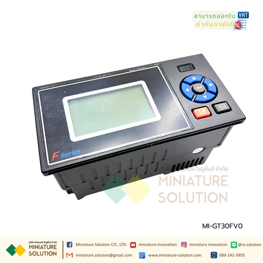 จอแสดงผลสำหรับ Flow meter เครื่องวัดการไหลของน้ำ Flow Totalize Meter มิเตอร์แสดงผลรวมการไหล DATA Logger JJ30XFS2L1V0 (GT30FV0 integrator with output (485+4-20mA))