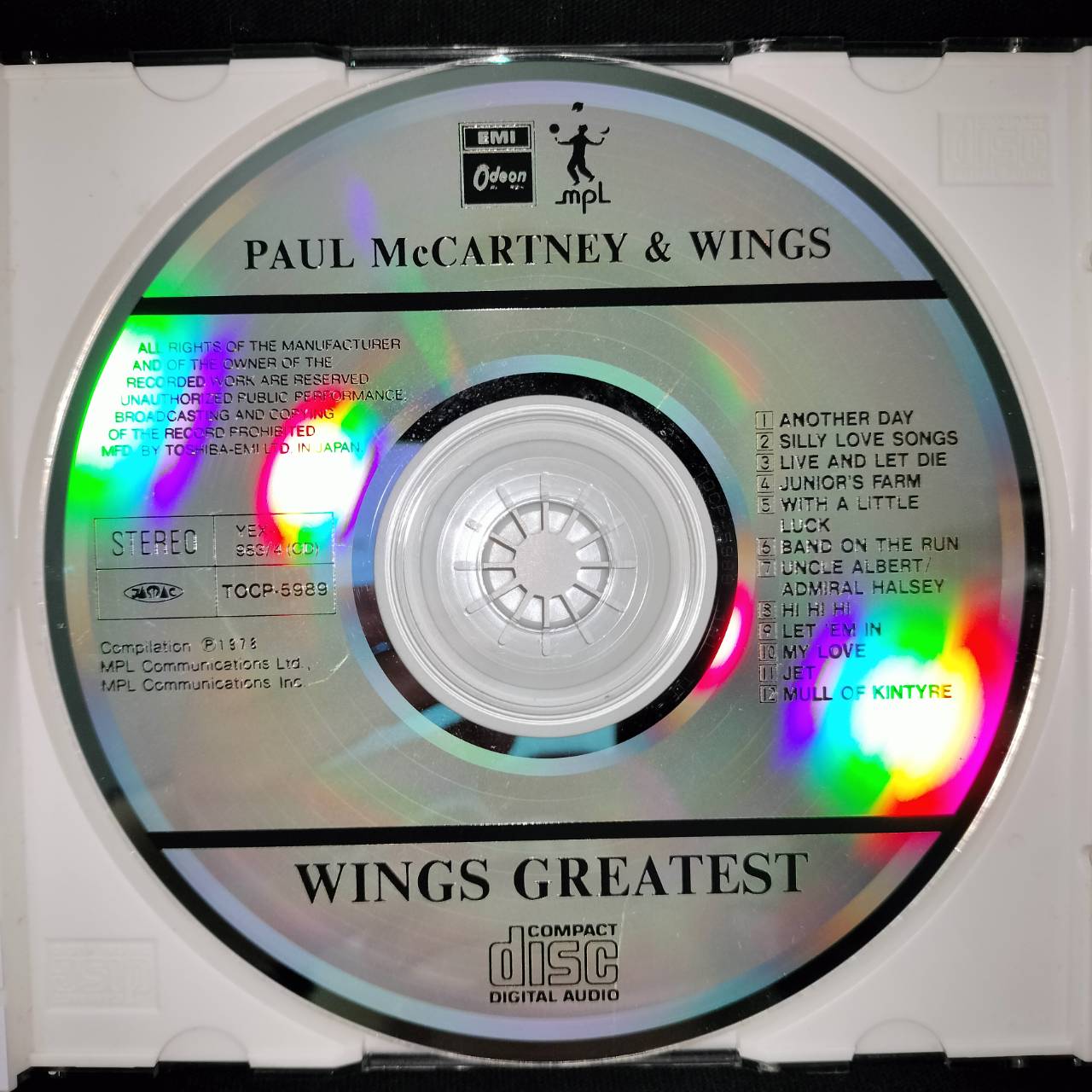 Paul McCartney & Wings – Wings Greatest / JAPAN / มีรอยบ้าง
