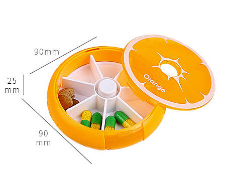 กล่องใส่ยา,กล่องใส่ยาพกพา,กล่องใส่ยา7ช่อง