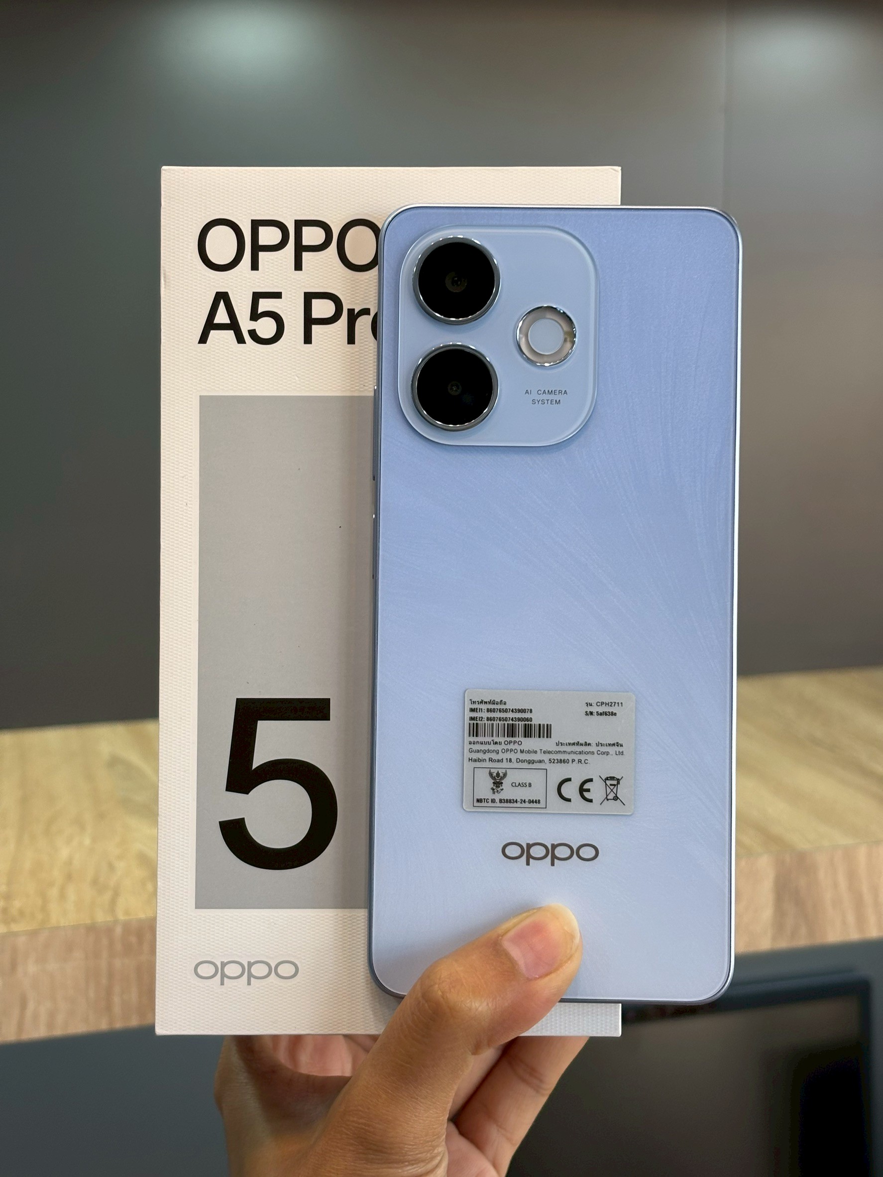 OPPO A5 Pro (8/128GB) สี Feather blue