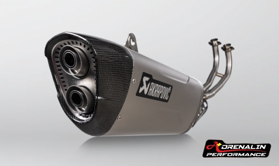 ท่อ Akrapovic full ไทเทเนียม ปลายทรงดาบ สำหรับ Tmax 560 2021+ (For Exhibition only)