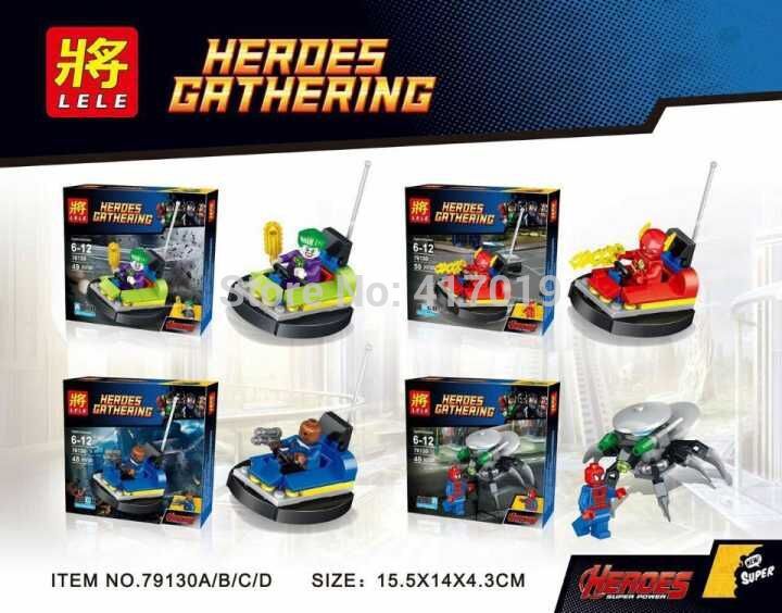 เลโก้จีน LELE 79130 A-D ชุด Heroes Gathering