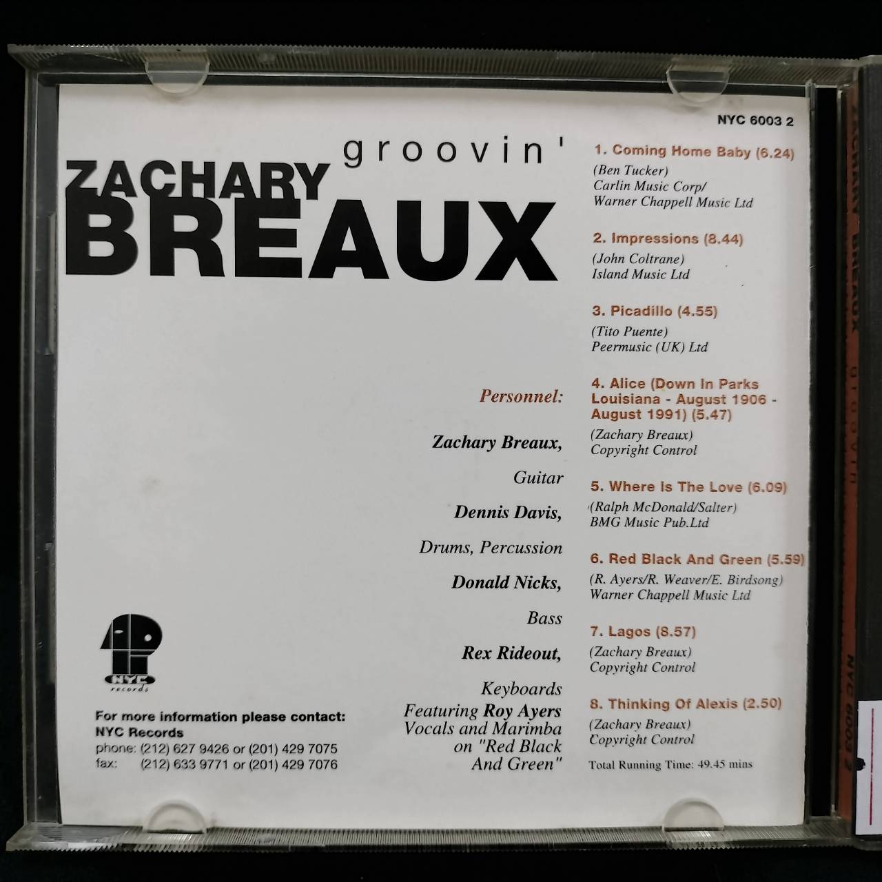 Richard Clayderman – JE T'AIME / CANADA / แผ่นดี