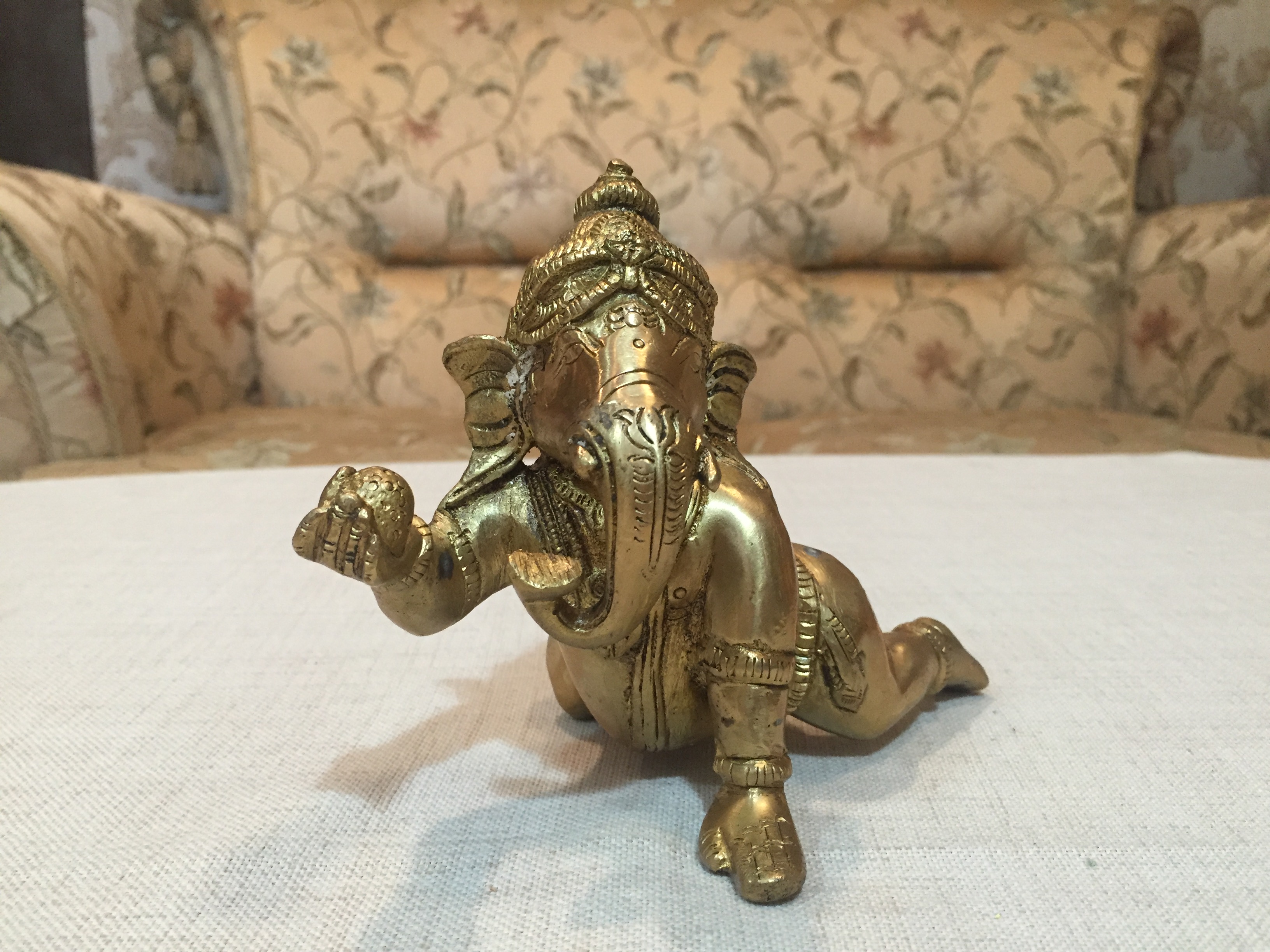 พระพิฆเนศ ปางเด็ก (ทองเหลือง) ผลิตและนำเข้าจากอินเดีย - Ganesha: Lord of Success