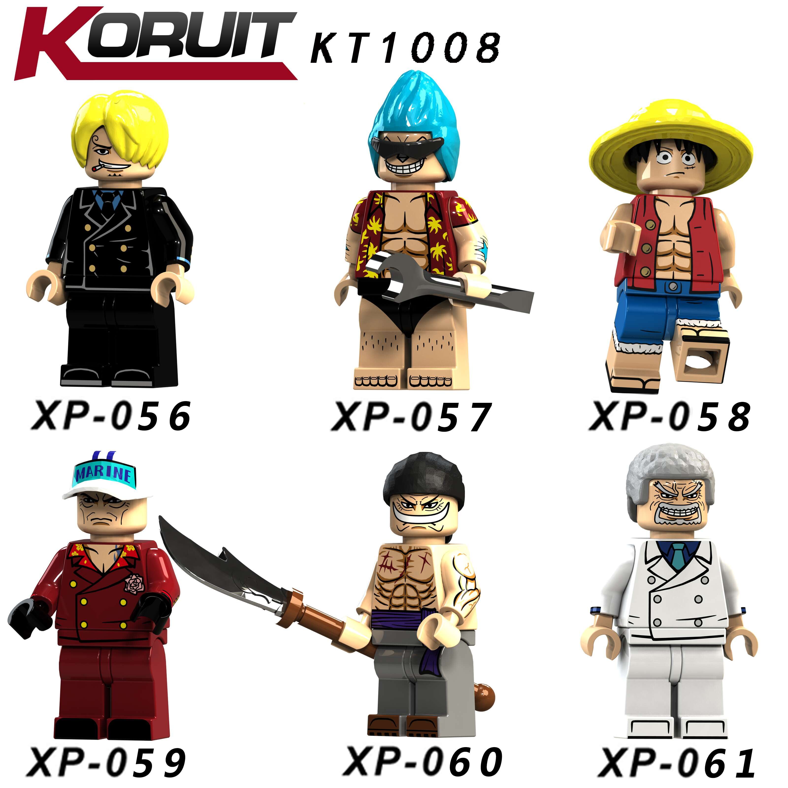 เลโก้จีน XP.056-061 (KT1008) ชุด Minifigures ( สินค้ามือ 1 ไม่มีกล่อง )