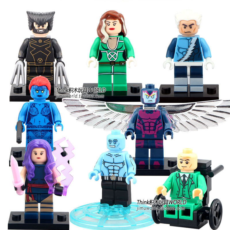 เลโก้จีน POGO 022-029 ชุด Super Heroes (สินค้ามือ 1 ไม่มีกล่อง)